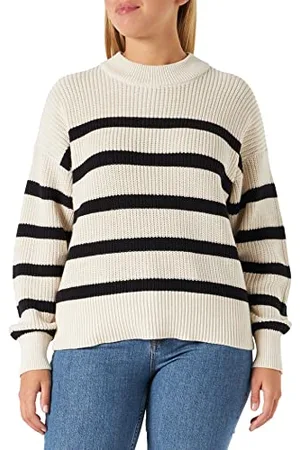Part Two RetaPW PU Pullover, Czarny Stripe, X-Large Damski
