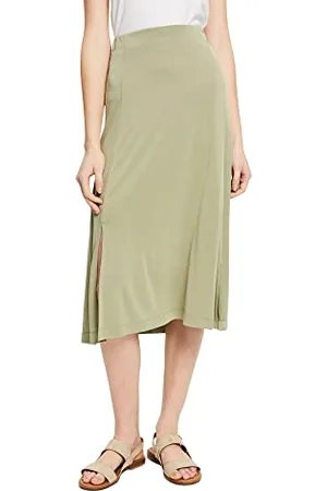 ESPRIT Damska spódnica 042EE1D309, khaki, S