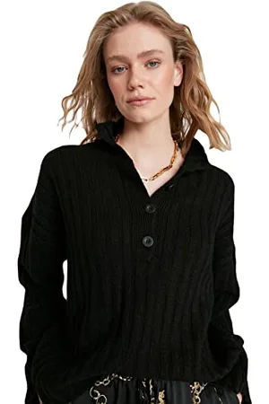 Trendyol Sweter akrylowy - - Regularny S