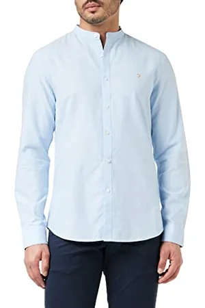 Farah Koszula męska Brewer Slim Fit Cotton Oxford, , L