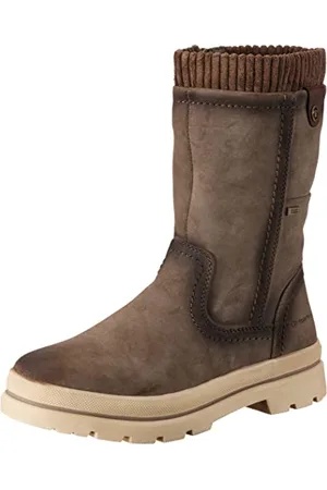 TOM TAILOR Damskie buty 4294609 półdługie, taupe, 40 UE