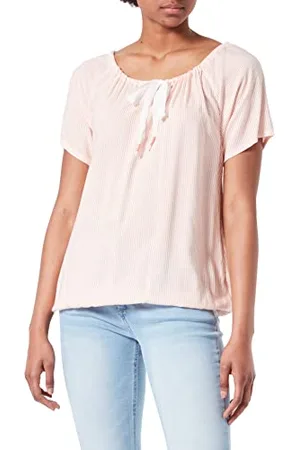 Timezone Bluzka damska w paski z krótkim rękawem Tunic, , S