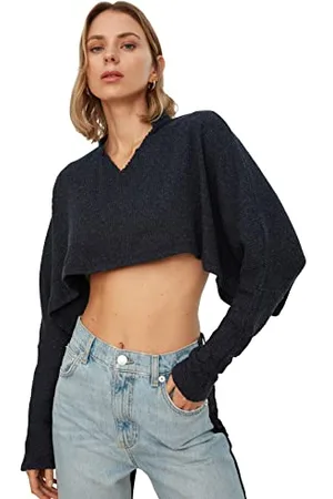 Trendyol Damska bluza w kolorze granatowym, rozmiar XL (DE)