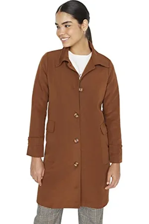 Trendyol Trencz - szary - Maxi, , 32