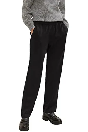 TOM TAILOR Damski Spodnie materiałowe o luźnym kroju 1034231, , 34W / 32L