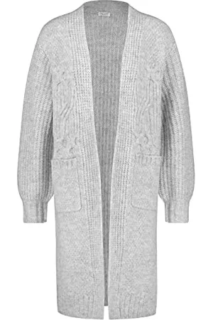Gerry Weber Damska kurtka 830039-35715 z dzianiny, perłowy melanż, 38