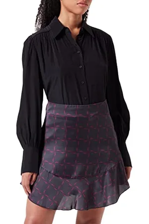 Sisley Womens 4V82W0001 Skirt, szary i fioletowy Fantasy 66W, 42