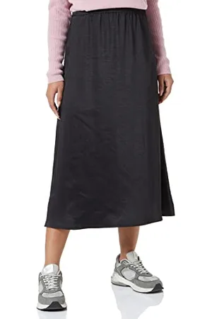 Sisley Womens 4RHEL000T Skirt, Black 100, 42