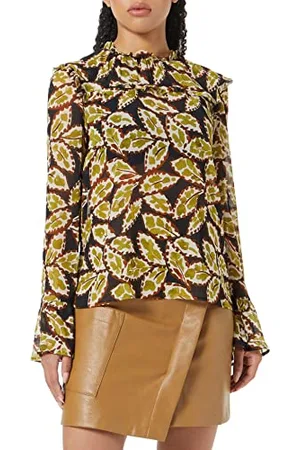 Sisley Damska bluza 58Q0LQ020, wielokolorowa, Floral Fantasy 63M, XS