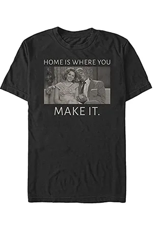 Marvel Unisex Wandavision Home Couple Organic Short Sleeve T-shirt, , M