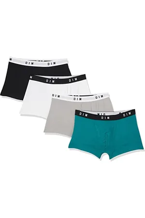 Dim Bielizna męska Originals Bawełna Stretch Bokserki, Stal/Szmaragd Zielony/Czarny/Biały, XXL, Stal/Szmaragd Zielony/Czarny/Biały, XXL