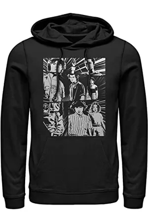 Stranger Things Unisex Strange Stares Hoodie Hooded Bluza, Black, M, , M