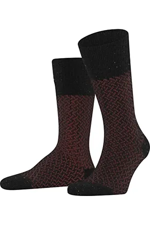 ESPRIT Męski Twill Boot zrównoważona bawełna biologiczna półwysoka z wzorem w paski 1 para skarpet, , 43-46