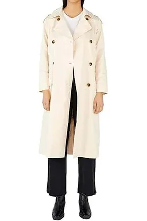 Object Damski płaszcz OBJCLARA New Trench Coat NOOS, sandshell, 40