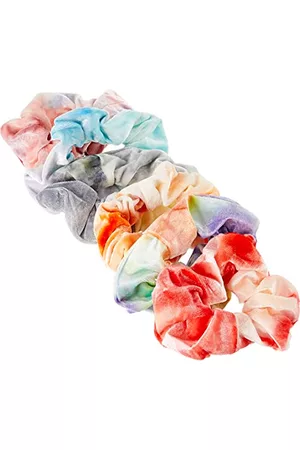 Urban classics Krawaty - Unisex Soft Hair Ties Dye zestaw 6 opasek na czoło, wielokolorowych, jeden rozmiar