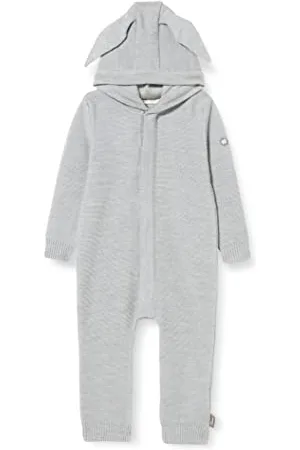 Sterntaler Unisex Baby Dzianina zając czysty wełniany kombinezon