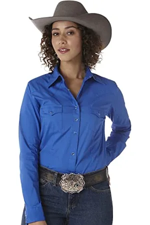 Wrangler Damska bluzka z kieszeniami Western Yoke z dwoma zatrzaskami