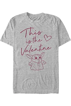 STAR WARS Unisex This Valentine Organic Short Sleeve T-shirt, , M