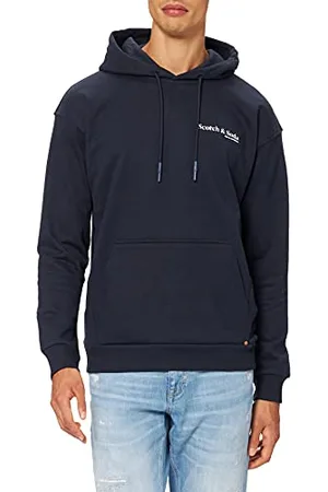 Scotch&Soda Bluza z kapturem uniseks z bawełny organicznej, , XS