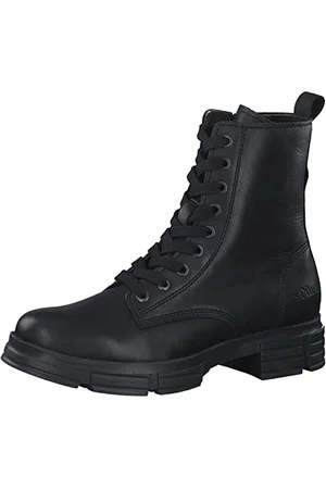 QS by s.Oliver Buty damskie 5-5-25288-29, czarne Nappa, 40 EU