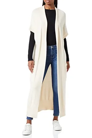 True Religion Damska kurtka z długim rękawem Collarless Vest, , standardowa