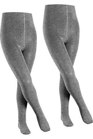 Falke Uniseks - dzieci Rajstopy Family 2-Pack K TI Bawełna grube jednokolorowe 2 Pak, , 134-146