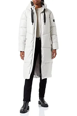 Mexx Damska parka ze stretchem z kapturem Midi Length Puffer Parka, , XXL