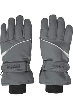 Playshoes Finger-Handschuh Rękawiczki, Szare (Grau 33), 3 Chłopcy