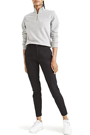Dockers Damskie Weekend Skinny Chino Sat spodnie, 33, Piękna czerń