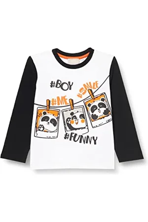 chicco Dziecięcy T-shirt dla chłopców a Maniche Lunghe Per Bambino, , 68 cm