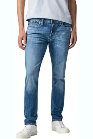 Pepe Jeans Hatch Regular Jeans Męskie, Niebieski (Denim-gu7), 32W / 30L