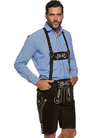 JP 1880 Męskie spodnie skórzane do stroju ludowego, , 56 PL