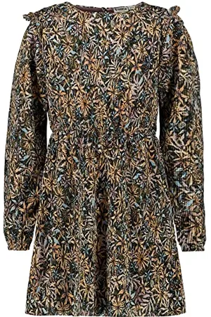 Garcia Kids Dziewczęca sukienka, (Dark Grey), 128/134