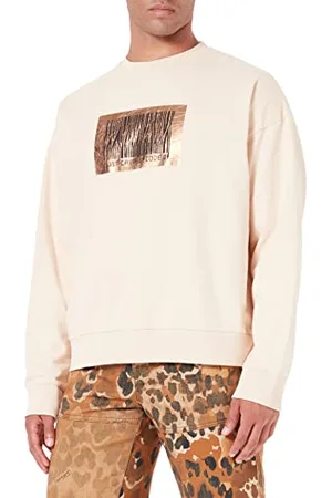 Roberto Cavalli Bluza męska, 108 kość słoniowa, XL