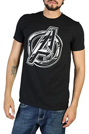 Marvel Męska koszulka z logo Avengers Infinity, , L