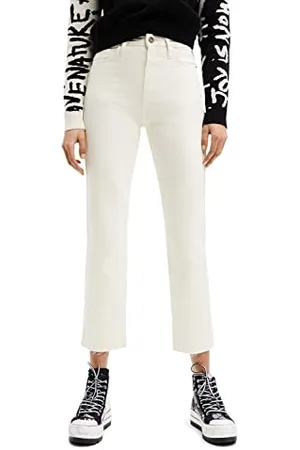 Desigual Jeansy damskie, biały, 38