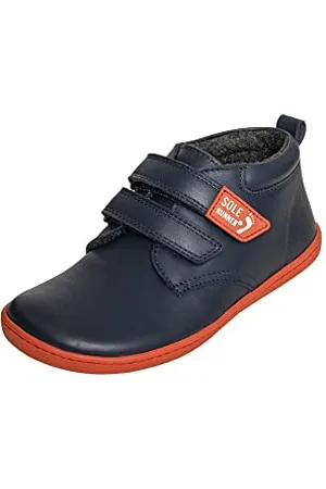 Sole Runner Chłopięce Unisex dziecięce Eris Winter Slipper, niebiesko-pomarańczowe, 29 EU
