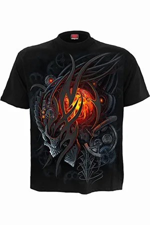 Spiral STEAMPUNK SKULL - T-shirt - - M