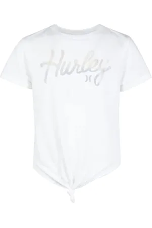 Hurley Dziewczęca koszulka z węzłami Boxy Tee, , jeden rozmiar