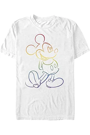 Disney Classics Uniseks Mickey Mouse-Big Pride Organic Short Sleeve T-shirt z krótkim rękawem, , M, , M
