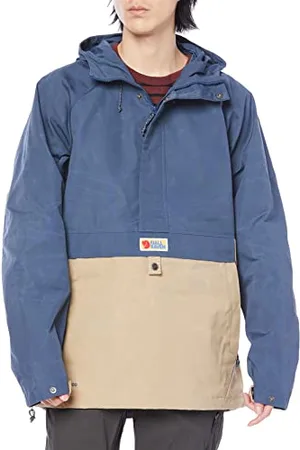 Fjällräven FJÄLLRÄVEN Męska kurtka M F87008-520-195 Vardag Anorak, wujek niebieski/piaskowy, L, , L
