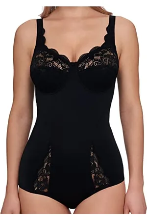 Susa Body bez fiszbin Latina I Body Shapewear damskie mocno formujące I Damski gorset I Miękkie body z efektem modelującym I Kształtuje talię, brzuch i pośladki, 90B