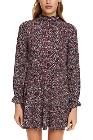 ESPRIT Edc by sukienka midi z naleśników ze wzorem na całej powierzchni, , M