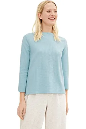 TOM TAILOR Damski bluza strukturalna 1034528, , XXS