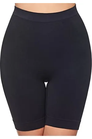 Susa Damskie body modelujące uda wyszczuplające, Czarny – Schwarz (004), (Marka Rozmiar:S)