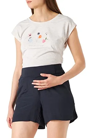 ESPRIT Damskie woven Under The Belly Shorts, Night Sky Blue-485, 34