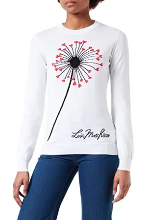 Moschino Sweter damski z długim rękawem, , 44