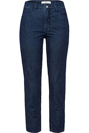 Brax Damskie dżinsy Mary S Ultralight Denim Slim, Czysty ciemnoniebieski, 46