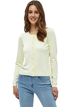 Minus Damski kardigan New Laura, cytrynowy sorbet, XL