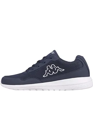 Kappa Unisex dziecięce buty do biegania Follow K, Niebieski Granatowy Biały 6710, 43 EU
